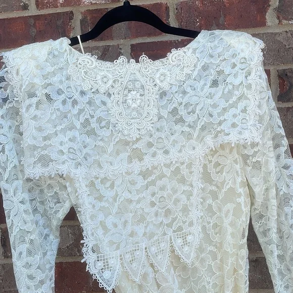 🤍Jessica McClintock Lacy Dress🤍 - Picture 13 of 13